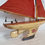 Thumbnail: Hamleys antique pond yacht model boat vintage