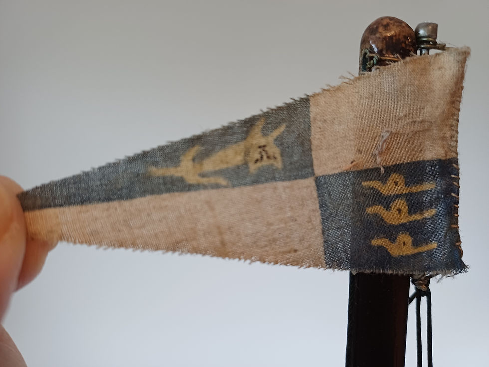 Thumbnail: 36 restricted racing pond yacht antique vintage model boat