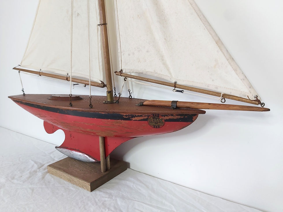 Thumbnail: Hobbies pond yacht antiques