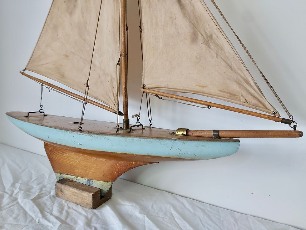 Thumbnail: 1930's star pond yacht antiques vintage boat