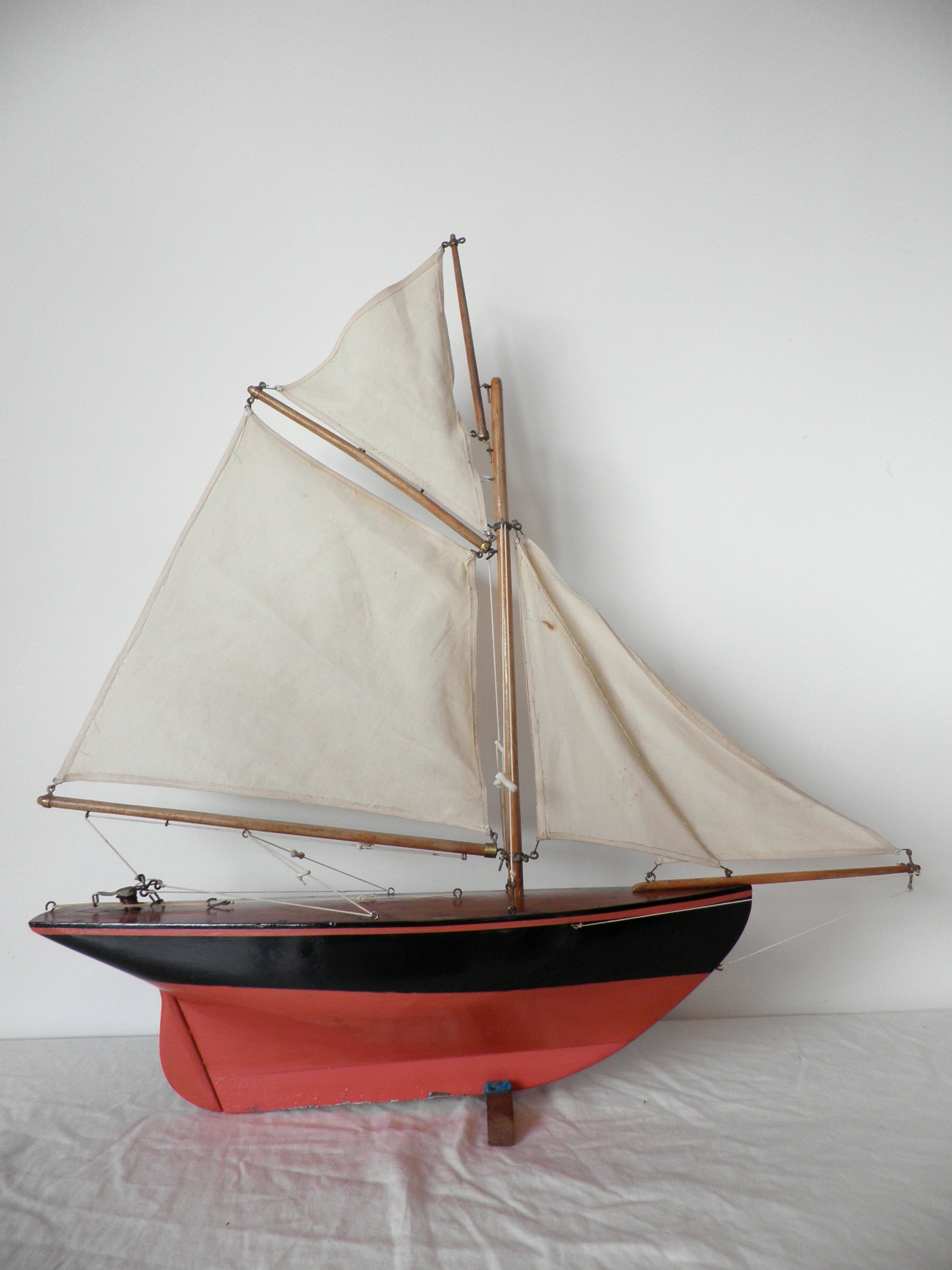 gaff rigged pond yacht antiques