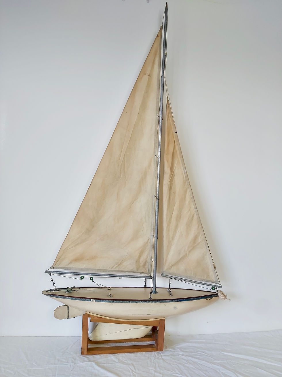 Thumbnail: Alexander pond yacht white foam antiques