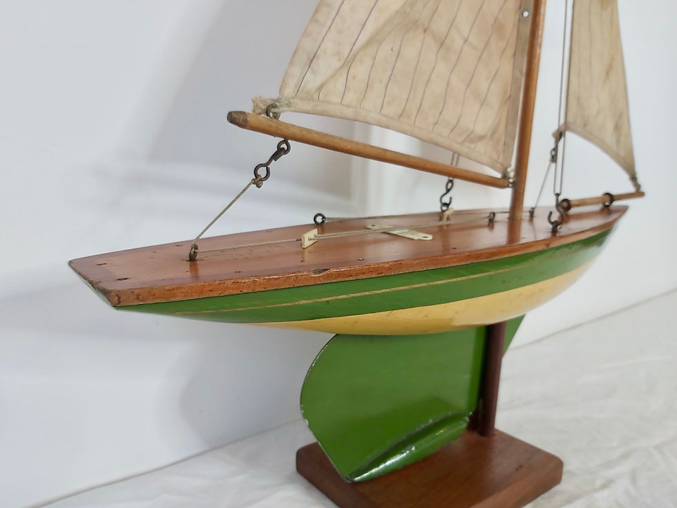 Thumbnail: ailsa Iona pond yacht antiques vintage model boat