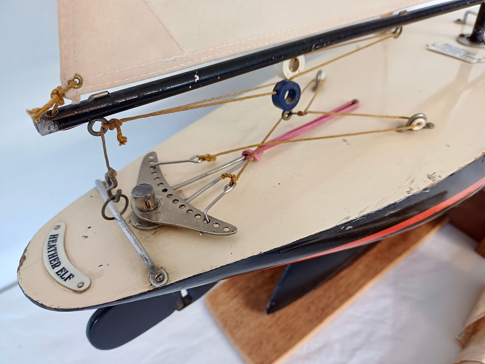 Thumbnail: hamleys Alexander pond yacht antiques vintage model boat