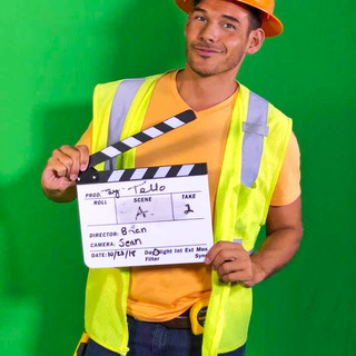 Behind the scenes construction worker sh