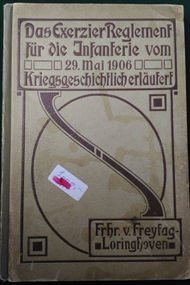 Tyske Kriegsgeschichflich erlåuufert bok fra1906