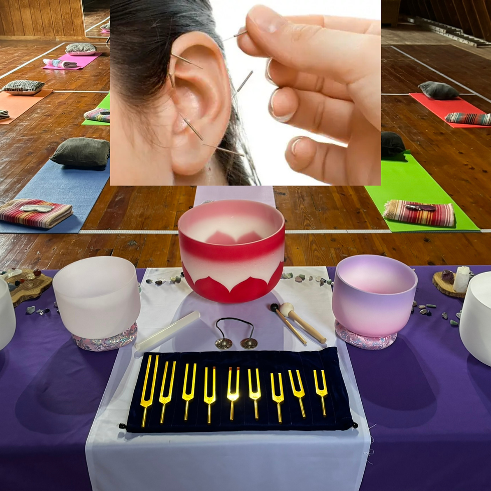 Ear Acupuncture & Sacred Sound Bath