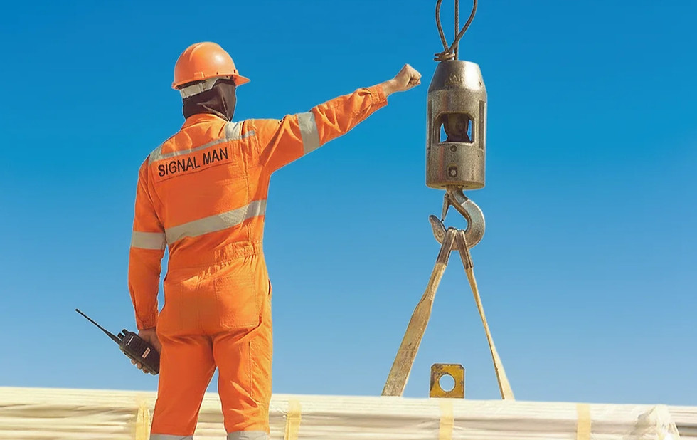 GWO SLINGER SIGNALLER / RIGGER SIGNAL PERSON conducted by certified instructors at VINDA LT training centre in Lithuania
