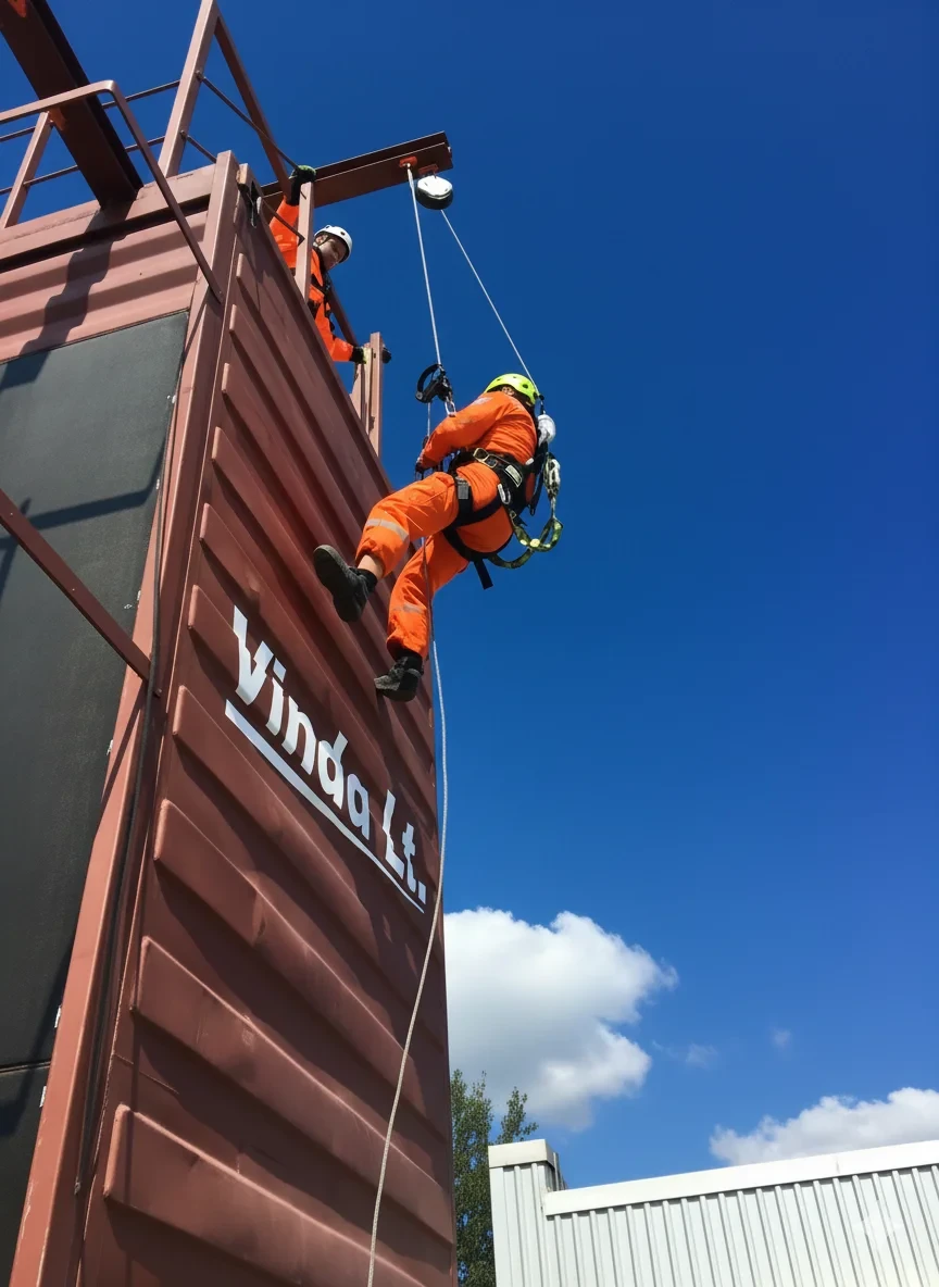 GWO BST WORKING AT HEIGHTS conducted by certified instructors at VINDA LT training centre in Lithuania