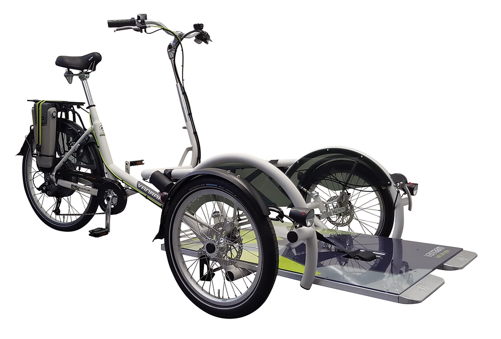 Velo-Plus rolstoelfiets met trapondersteuning