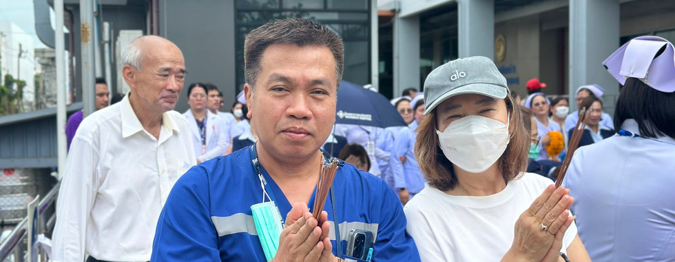 โรงพยาบาลนวมินทร์ 9 จัดพิธีสักการะศาลพระพรหม ประจำปี 2569