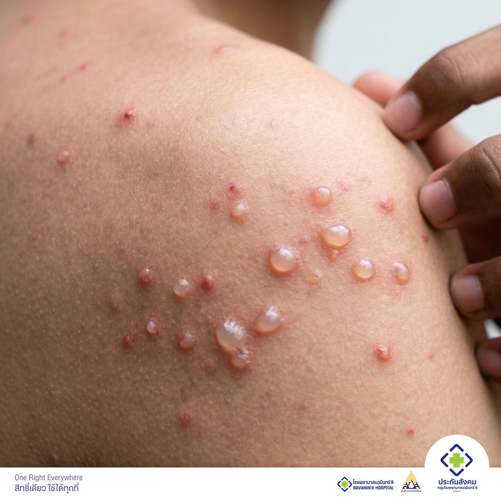 การดูแลรักษาเบื้องต้นเมื่อเป็นอีสุกอีใส