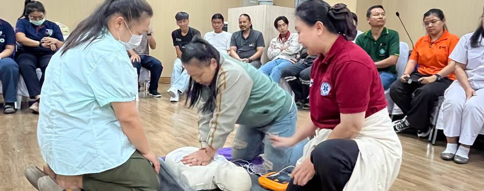 กิจกรรมอบรมปฐมพยาบาล (First Aid Training) รุ่นที่ 6