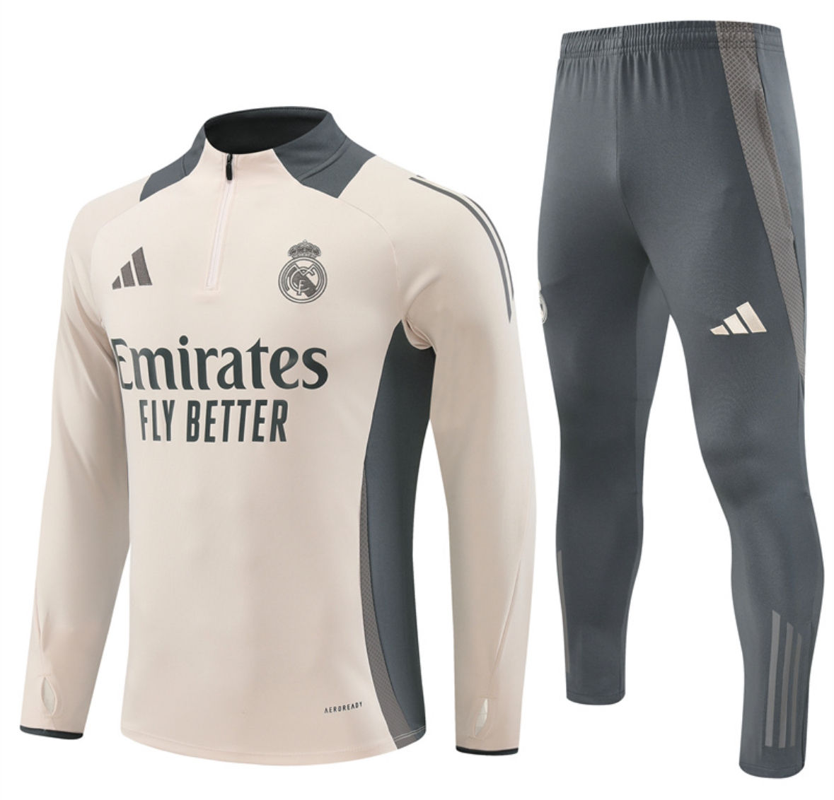 Real Madrid Quarter Zip Tracksuit