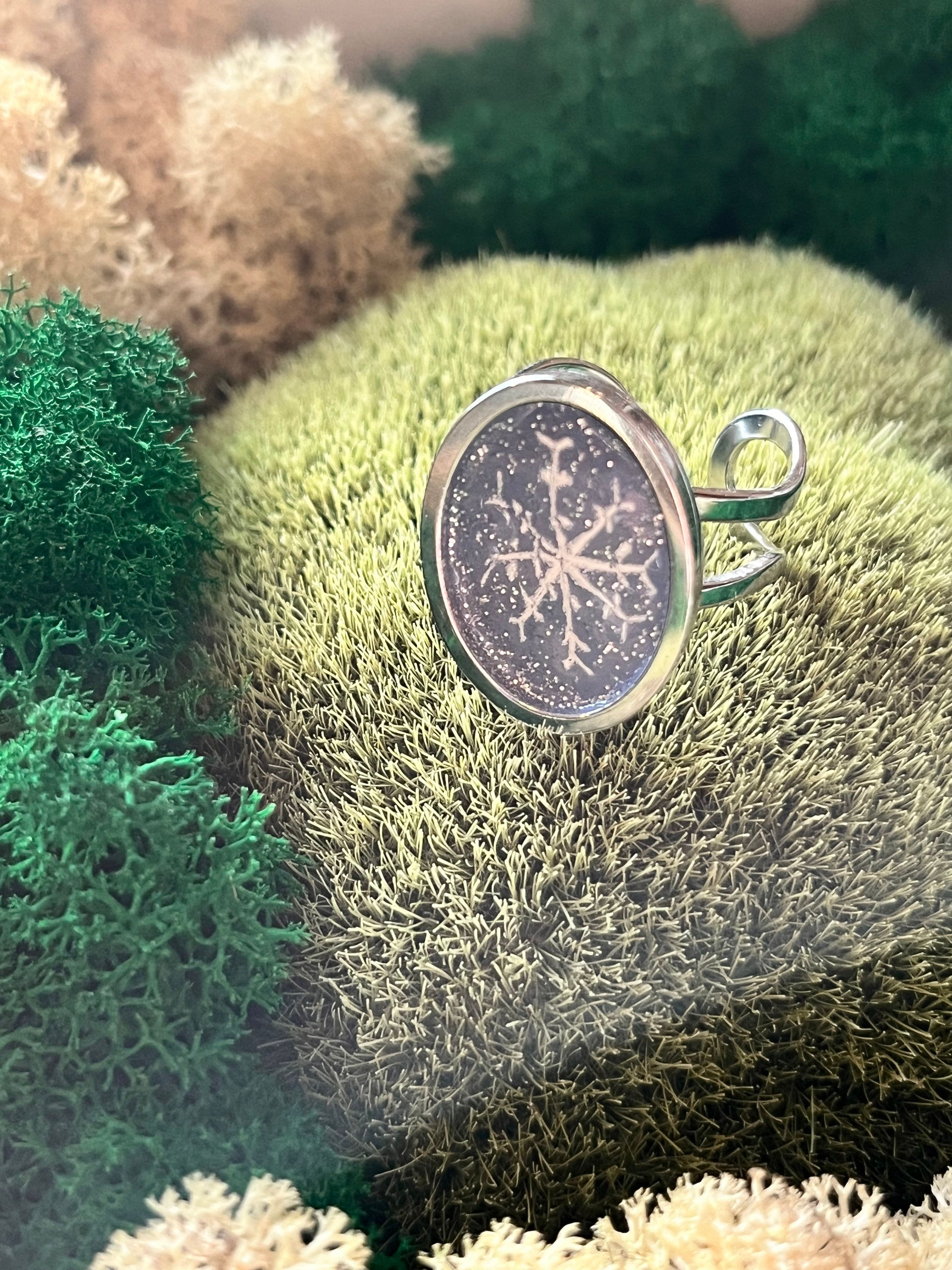 Smaltovaný prsten "Třpyt"