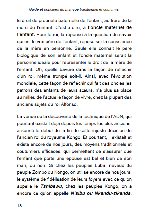 Thumbnail: Guide et principes du mariage Traditionnel et Coutumier - MAROT MBALA