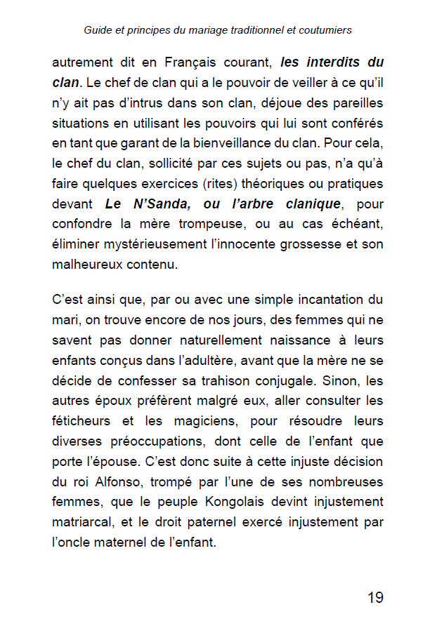 Thumbnail: Guide et principes du mariage Traditionnel et Coutumier - MAROT MBALA