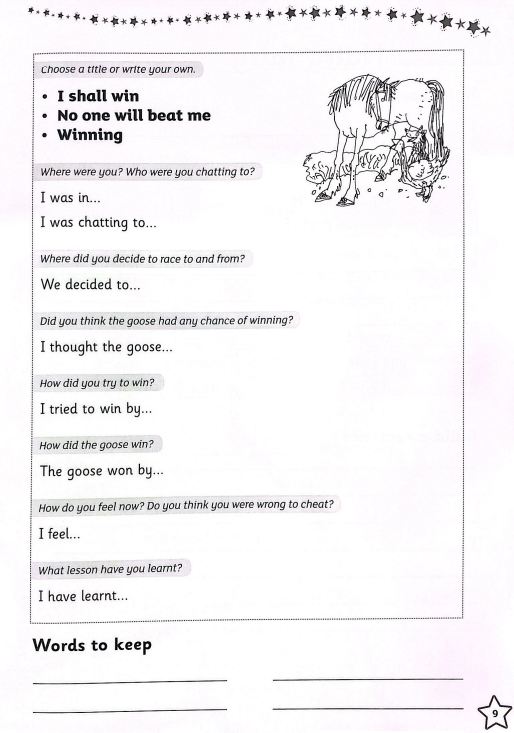Blue Get Writing - P9