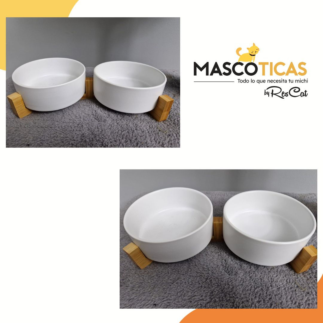 Comedero de cerámica