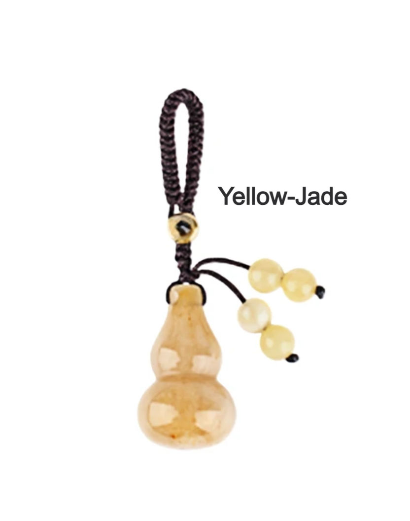 Thumbnail: Gemstone Gourd-Shaped Keychains
