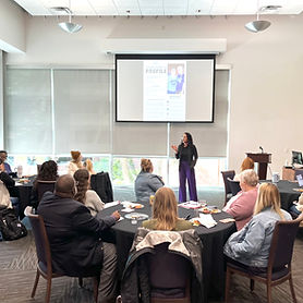 Stefanie Santos McLeese facilitating