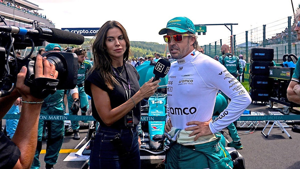 Fernando Alonso y Melissa Jiménez padres a las puertas del G.P. de Japón