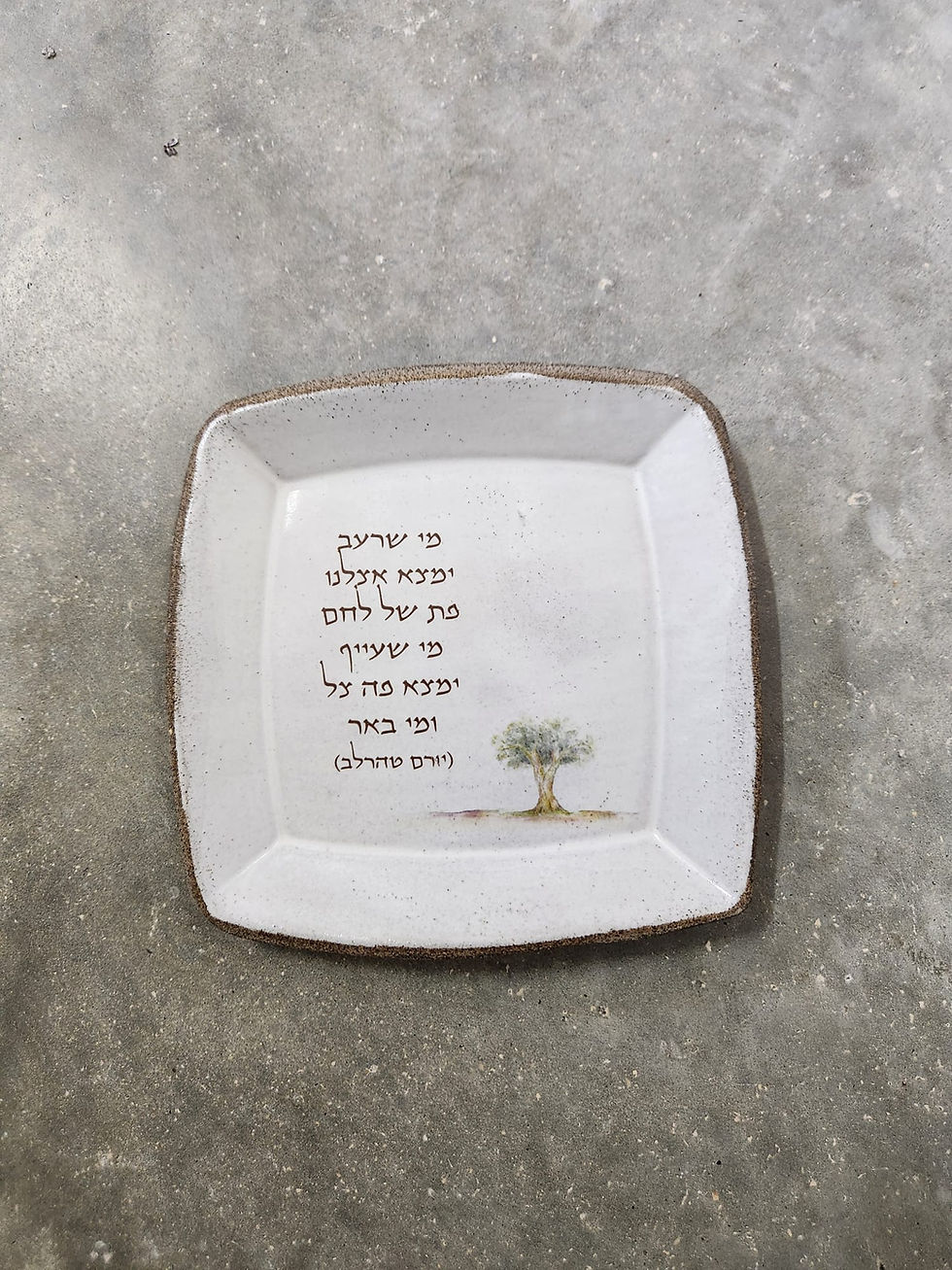 תמונה ממוזערת: סט מגשים מרובע- 4 בשורות טובות