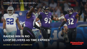 Roquan Smith and Ravens defenders signal during the game against Dallas.