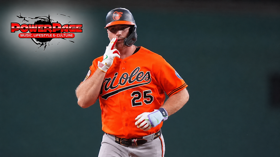 Pete Alonso hitting one of two home runs for the Baltimore Orioles against the Texas Rangers.