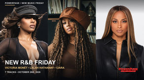 Victoria Monét, Lalah Hathaway and Ciara, from left to right.