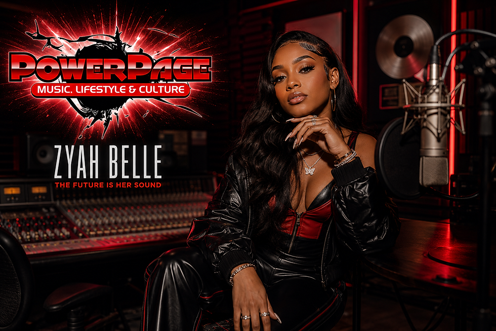 Zyah Belle during a promotional photo session.