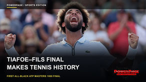 Arthur Fils celebrates on court after winning the 2026 Cincinnati Masters final against Frances Tiafoe