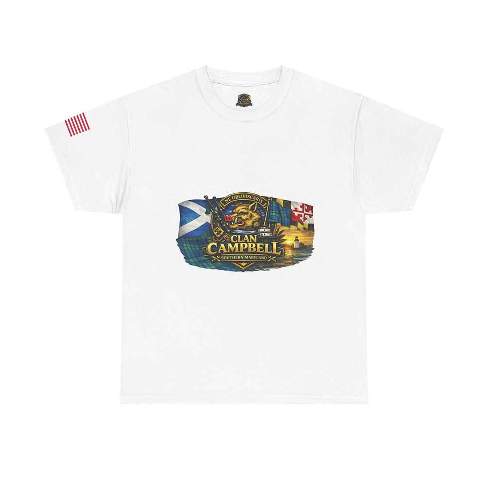 Thumbnail: Clan Campbell SOMD Heritage T-Shirt with our tagline 