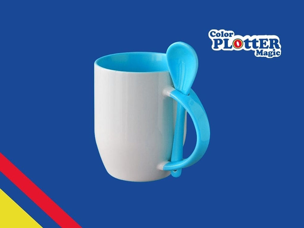 TAZA CON CUCHARA 11oz