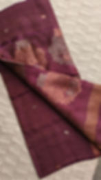 Tissue Silk Linen Handloom Saree