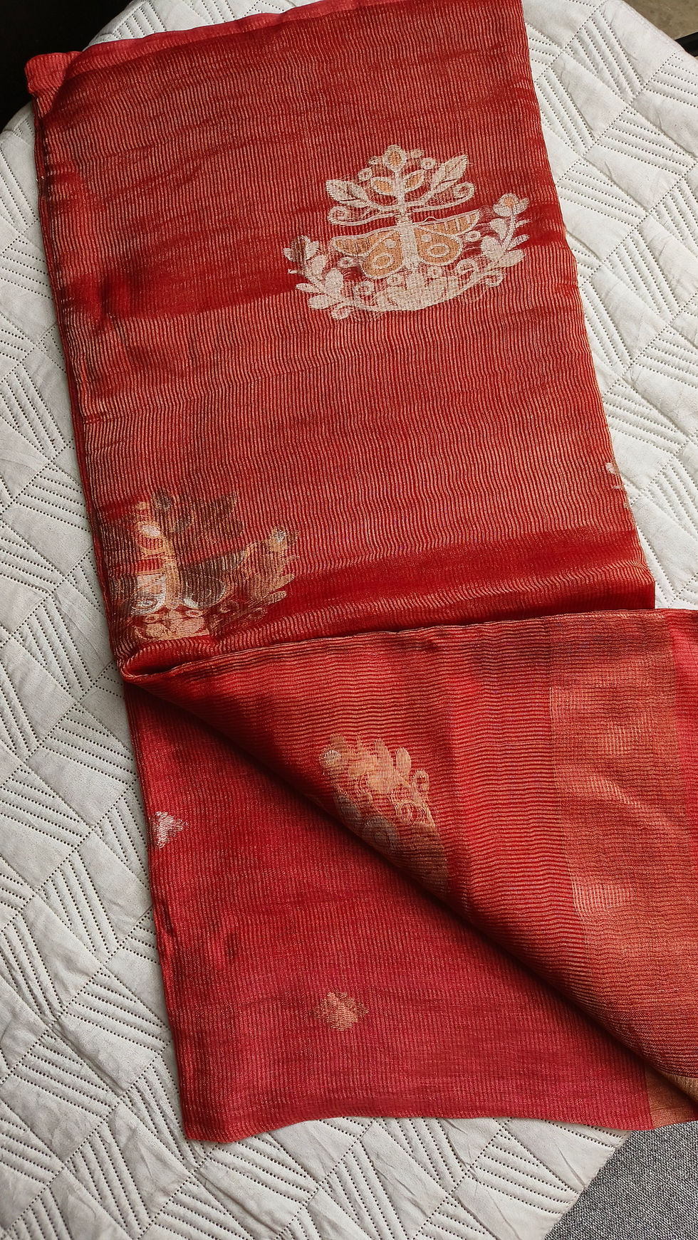 Tissue Silk Linen Saree