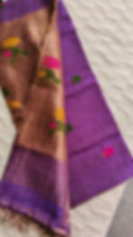Tissue Silk Linen Saree