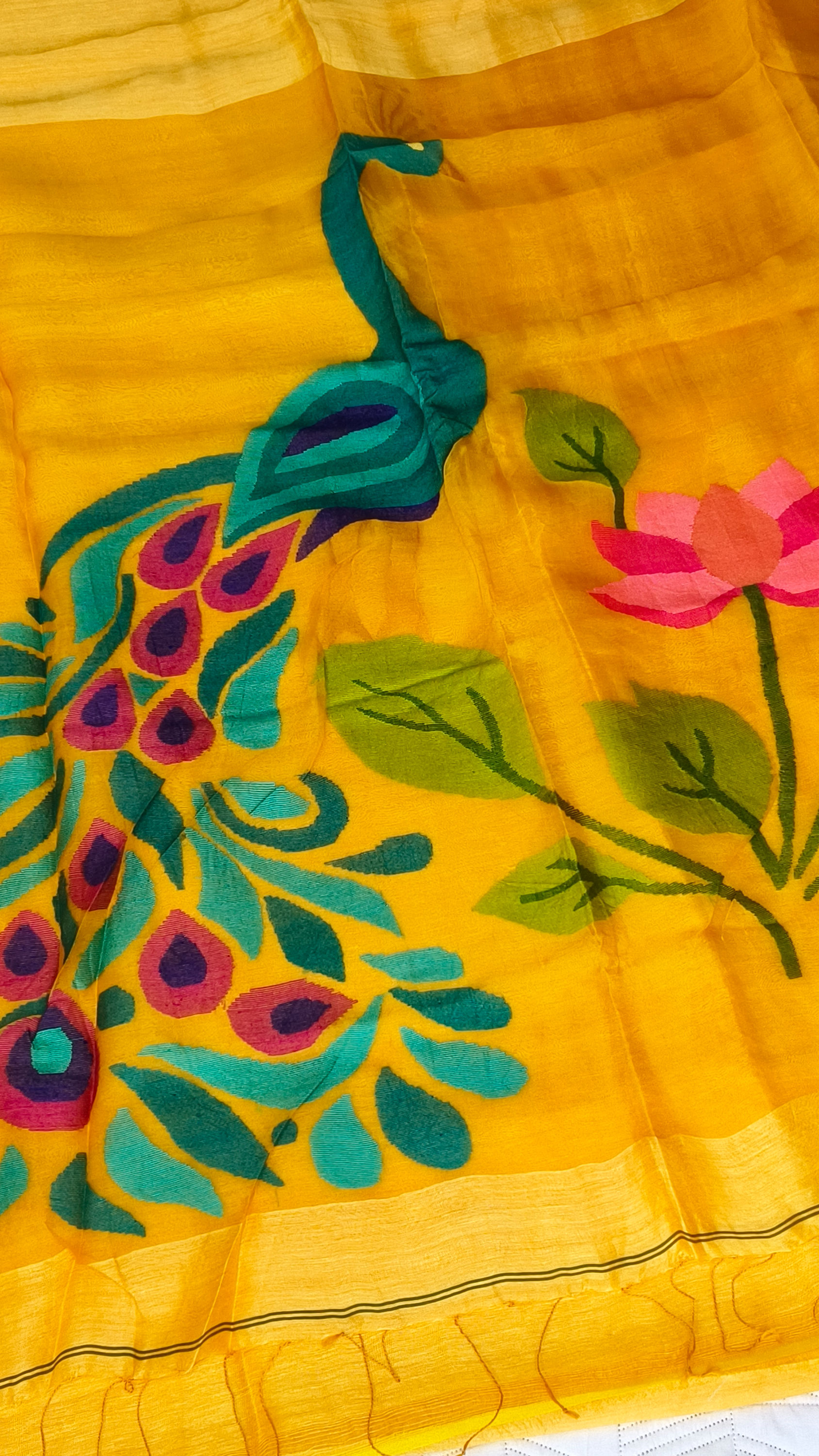 Silk Linen Saree