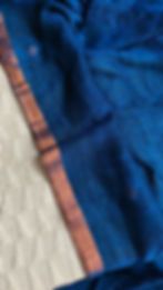 Premium handwoven pure linen jamdani saree