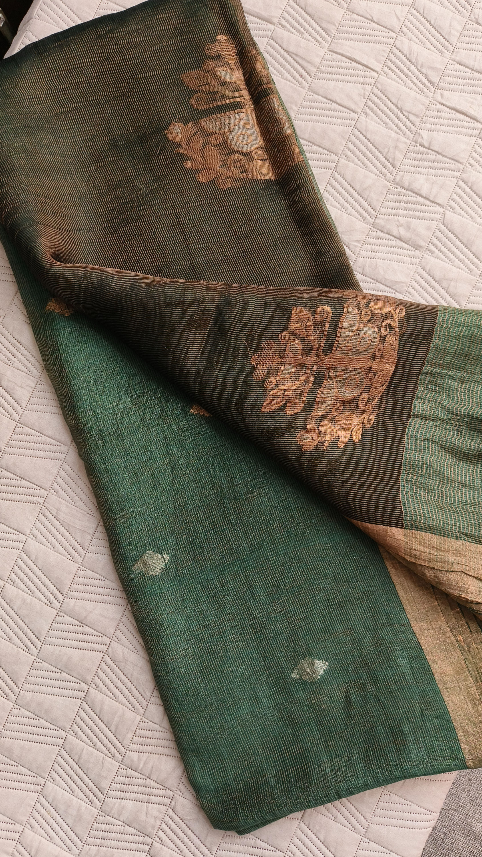 saree gift for mother handcrafted