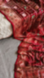 Ajrakh Patola Gharchola Saree