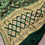 Thumbnail: Banarasi Rai Bandhej Georgette Saree – Meena Work in Bottle Green