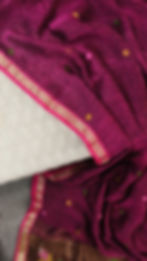 Handwoven Linen Paithani Saree