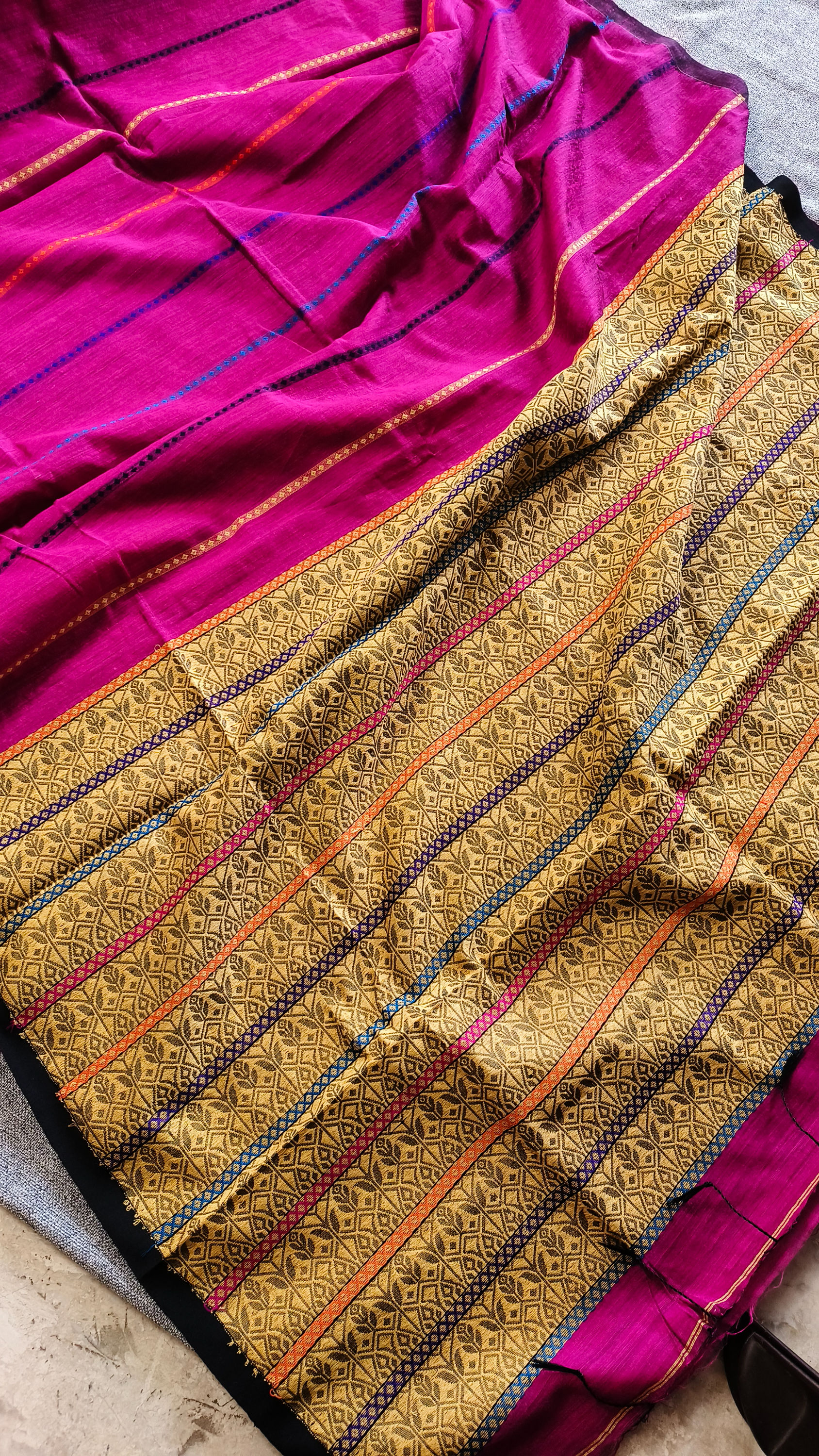 hand weaved pallu