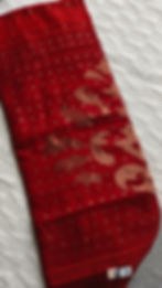 Pure Matka Silk Saree with Handwoven Muslin Silk Jamdani Pallu- Red