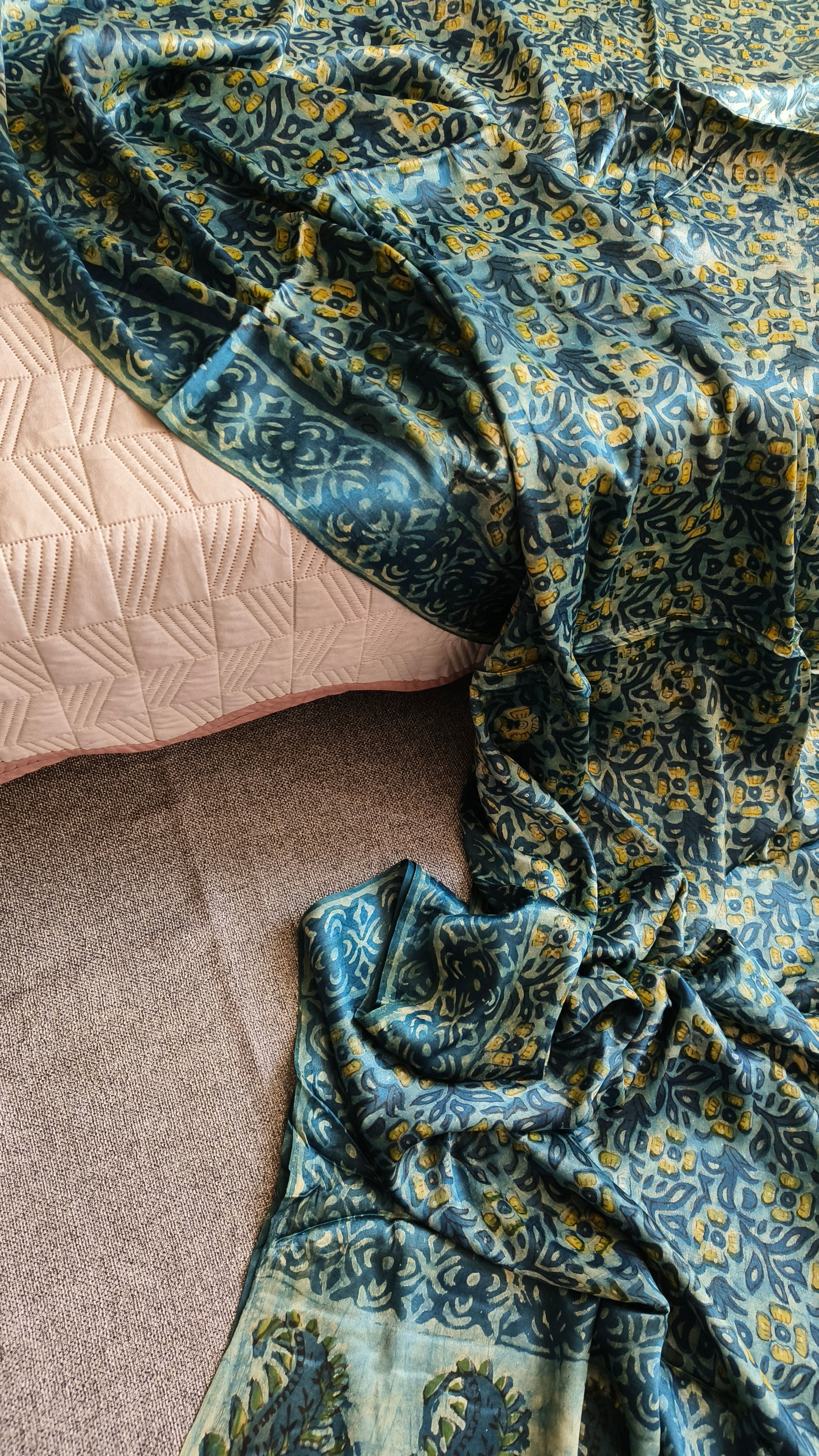 Vanaspati Hand block printed saree