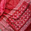 Thumbnail: Handmade Designer Bandhani Modal Silk Saree RedWithPink