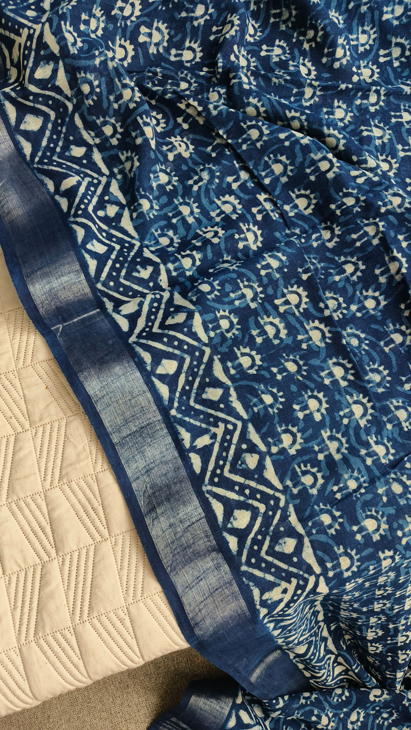 Indigo Saree