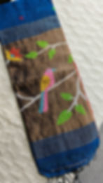Premium Paithani Linen Jamdani Saree