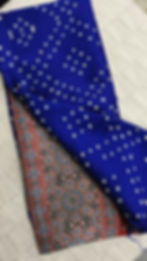 Hand tie and dye bandhani modal silk saree